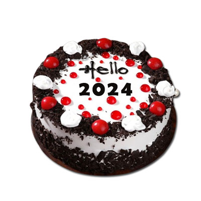 "Delicious round shape Black forest cake - 1kg (code PC06) - Click here to View more details about this Product
